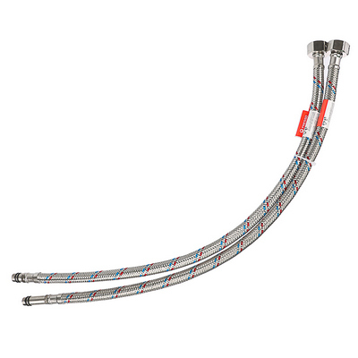 Подводка гибкая для смесителя  Г1/2", М10, 80см, 2шт