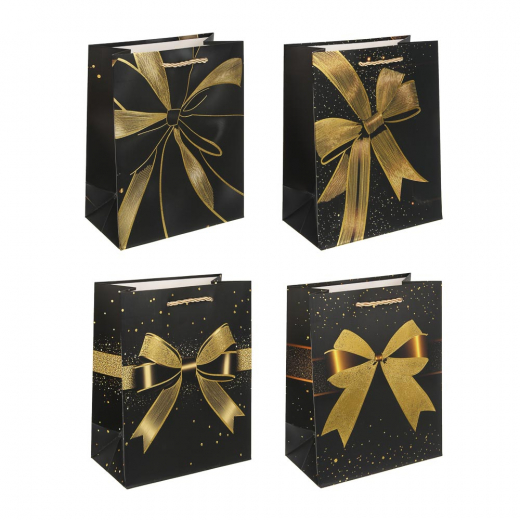 Пакет подарочный тм Fntastic 18x23x10см, бумага, 4 дизайна, арт.9