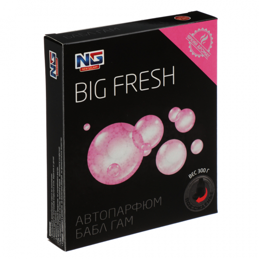 Ароматизатор под сиденье гелевый Big Fresh, бабл гам, 300 гр