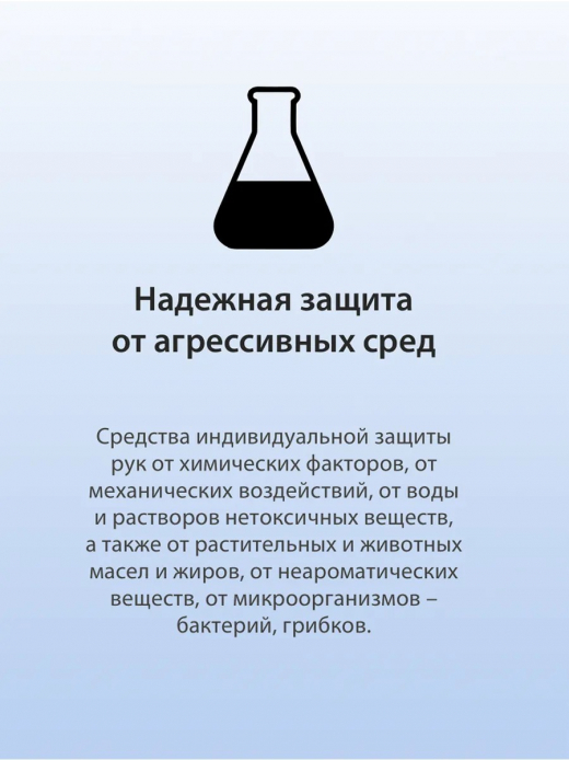 Перчатки защитные КЩС-2 латексные 1пара XL черный