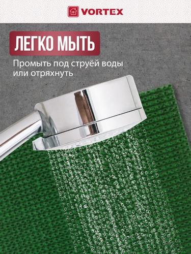 Коврик 45*60 Травка противоскользящий зеленый