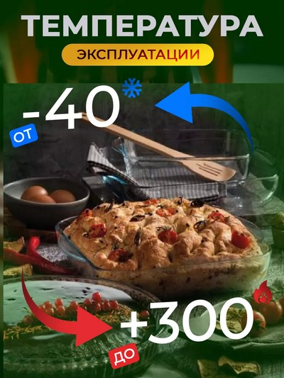БОРЖАМ - форма прямоуг 2,75л 339*190 70мм