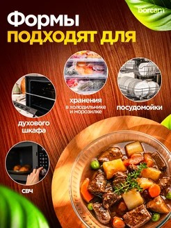 БОРЖАМ - форма д26см рифл круглая б/кр