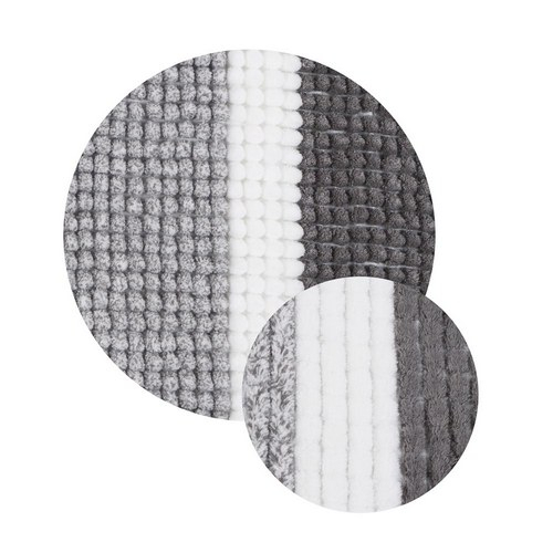 Коврик для ванной комнаты тм VETTA Soft, синель 1100г/м?, 80х50см, 2 дизайна