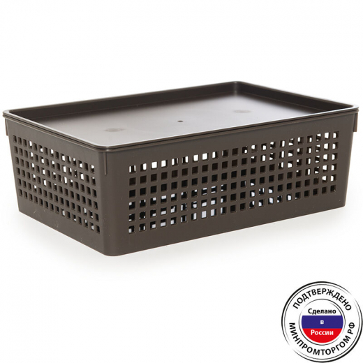 Корзинка 3,7л с крышкой 270*190*90мм TRAYMIX