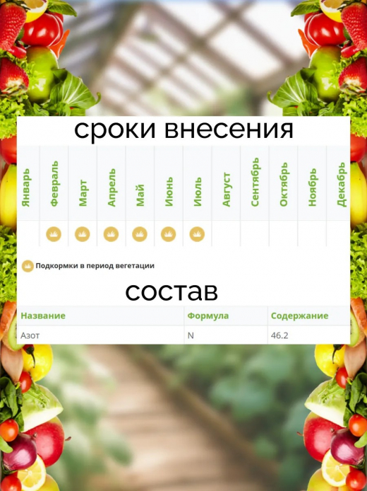 Карбамид 1кг Фертика