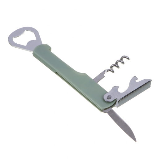 Штопор 14х3,5см Классика нерж.сталь, полипропилен 3цвета