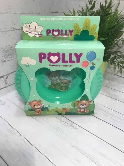 POLLY- тарелка детская на присосе