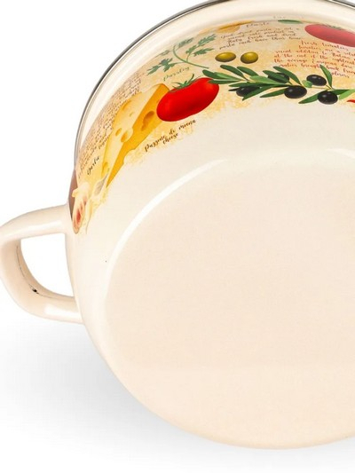 Кастрюля эмал 3,5л с рисунком