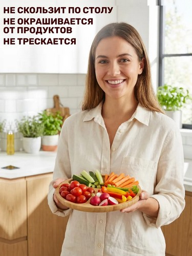 Менажница бамбук 20x20x1,5см