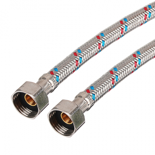 Подводка гибкая для воды, Г1/2"-Г1/2", 100см