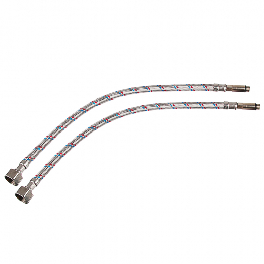 Подводка гибкая для смесителя Г1/2", М10, 40см, 2шт