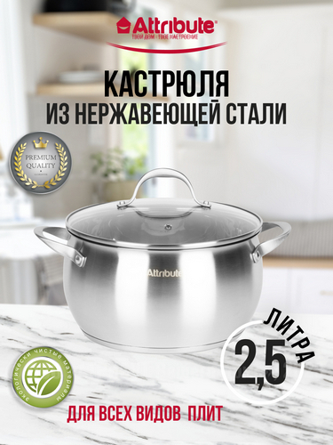 Кастрюля 2,5л с крышкой ECLIPSE