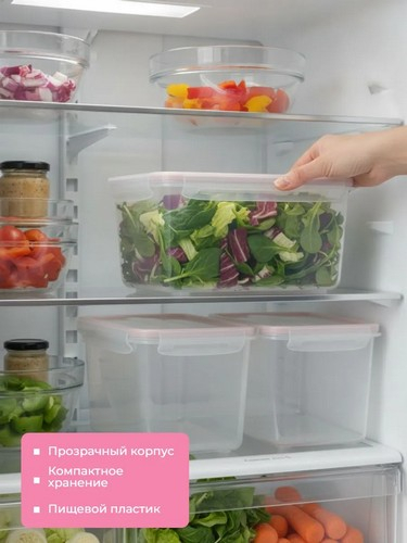 Контейнер 0,75л S ЭКСТРА ЛОК хвоя