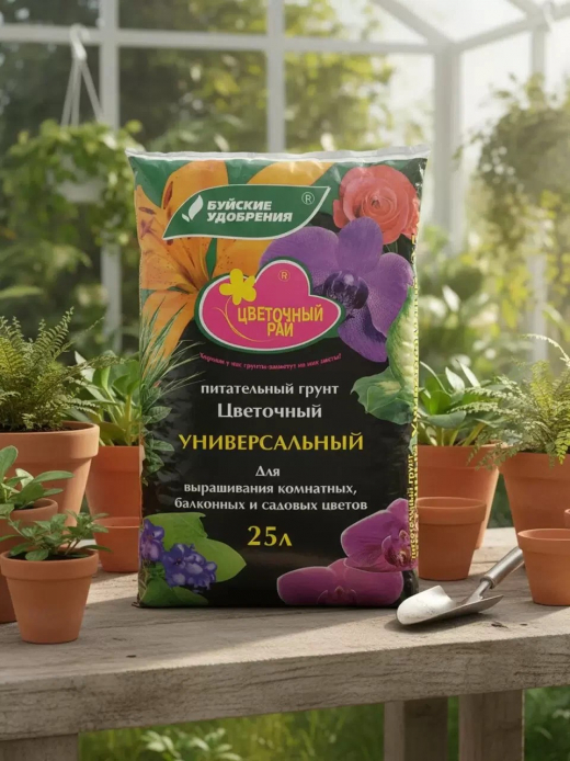 ГРУНТ 25л ЦВЕТОЧНЫЙ ВГ