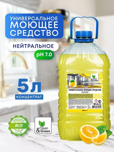 Средтсво универсальное 5л ПРОГРЕССИВ Флора белый