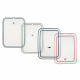 Набор досок разделочных гибких 4шт 28х21см фрукты\овощи\рыба\мясо пластик Ривьера