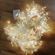 Гирлянда эл. занавес 2x1,5м, 272LED*белый, мерцание., ПВХ прозрач., коннектор, 220В