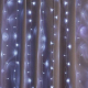 Гирлянда эл. занавес 2x1,5м, 272LED*белый, мерцание., ПВХ прозрач., коннектор, 220В