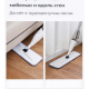 Швабра с распылителем и насадкой из микрофибры ручка118 см нерж сталь 41x13см