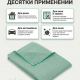 Тряпка для пола из микрофибры махровая, 50х70см, 220г/кв.м, 4 цвета