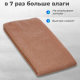 Тряпка для пола из микрофибры, махровая, 50х70см, 200г/кв.м.