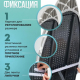 Чехол для гладильной доски на резинке тм VETTA, пряжка, х/б, подкладка синтепон, 130х46см