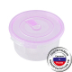 Контейнер 0,4л СВЧ Смайл круглый с клапаном