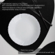 Бьянко Плюс - тарелка десертная 19см опаловое стекло