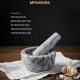 Ступка с пестиком 11,5x6см мрамор 3 цвета