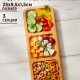 Менажница бамбук 25x9,5x1,5см