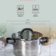 Кастрюля 2,4л с  крышкой DAVINCI