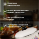 Кастрюля эмал 6л цилиндр с рис