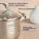 Кастрюля 2,9л 20х11,5см со стекл крышкой Фултон
