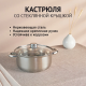 Кастрюля 3,7л, 22х11см нерж сталь Джерси