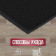 Коврик 50*70 придверный пористый черный