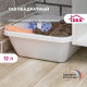 Таз 12л квадратный 36*36*13,5 БЕЛЫЙ