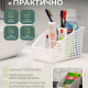 Органайзер Лофт 180х135х120 белый с перег широкий