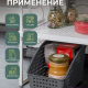 Органайзер Лофт 180х135х120 серый с перег широкий