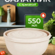 Салатник 0,55л Галактика с кр молочный туман