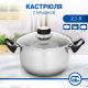 Кастрюля 2,1л 18*10,5см стекл крышка Стрейтон
