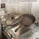 Сковорода д220 съемн ручка с крышкой Венеция индукция